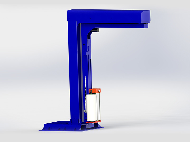 固定式懸臂纏繞機渲染圖